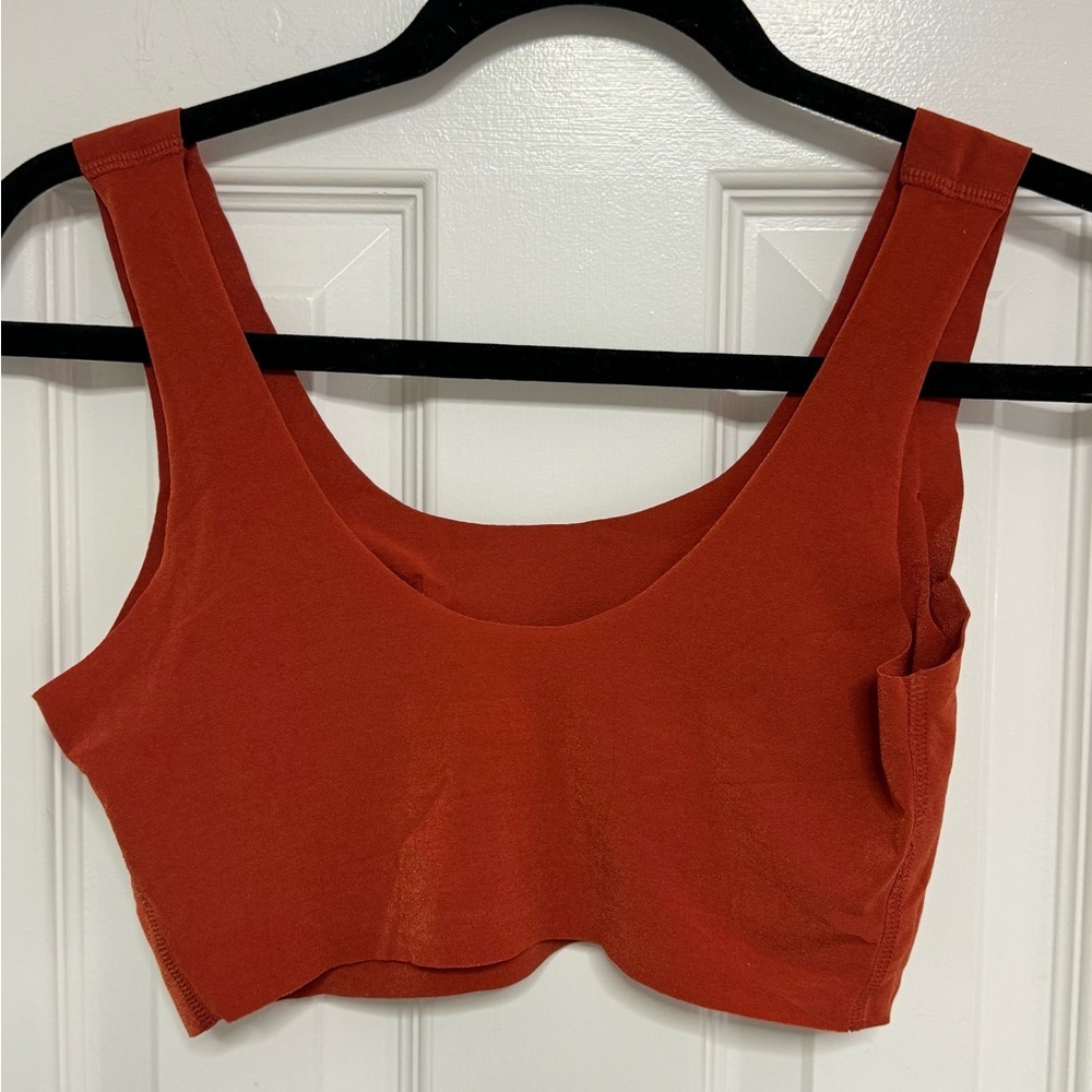 PINK Rust Red Sports Bra - Picture 2 of 6